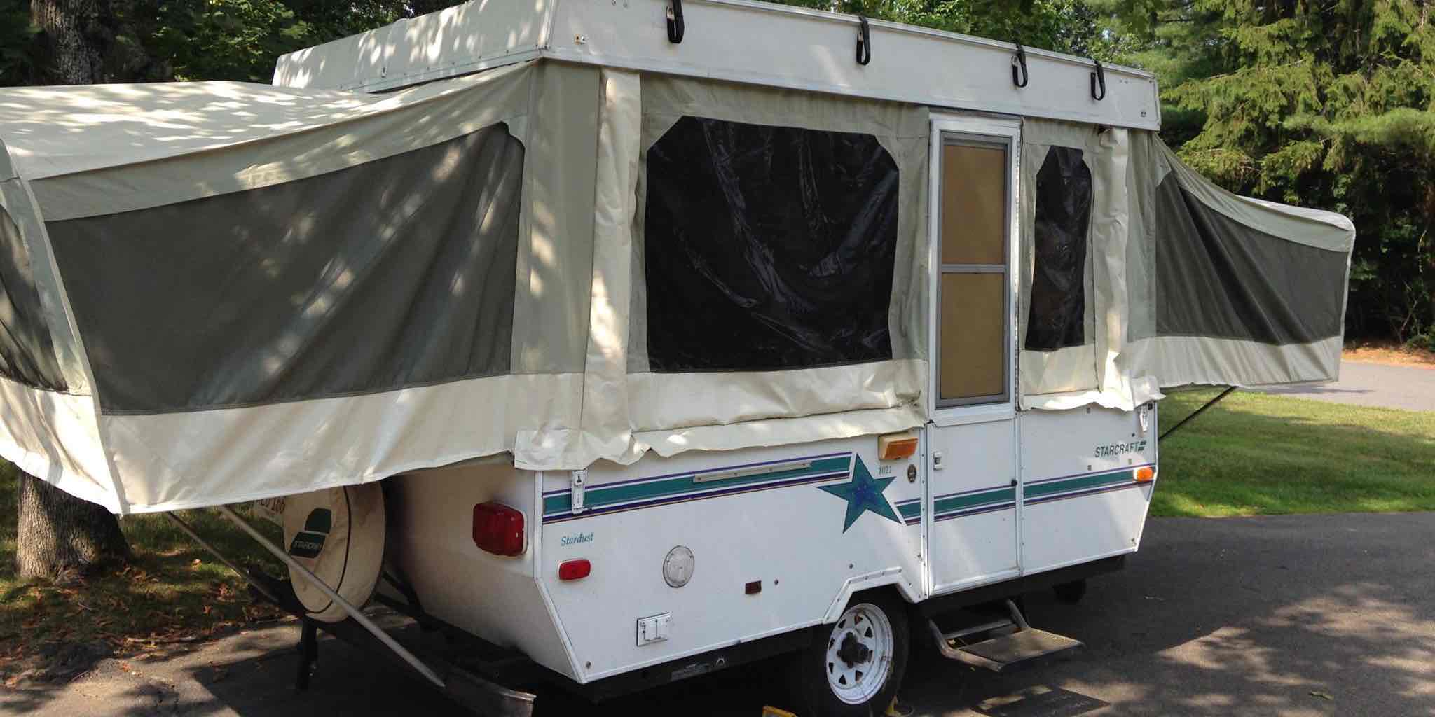 1985 coleman pop up camper canvas replacement